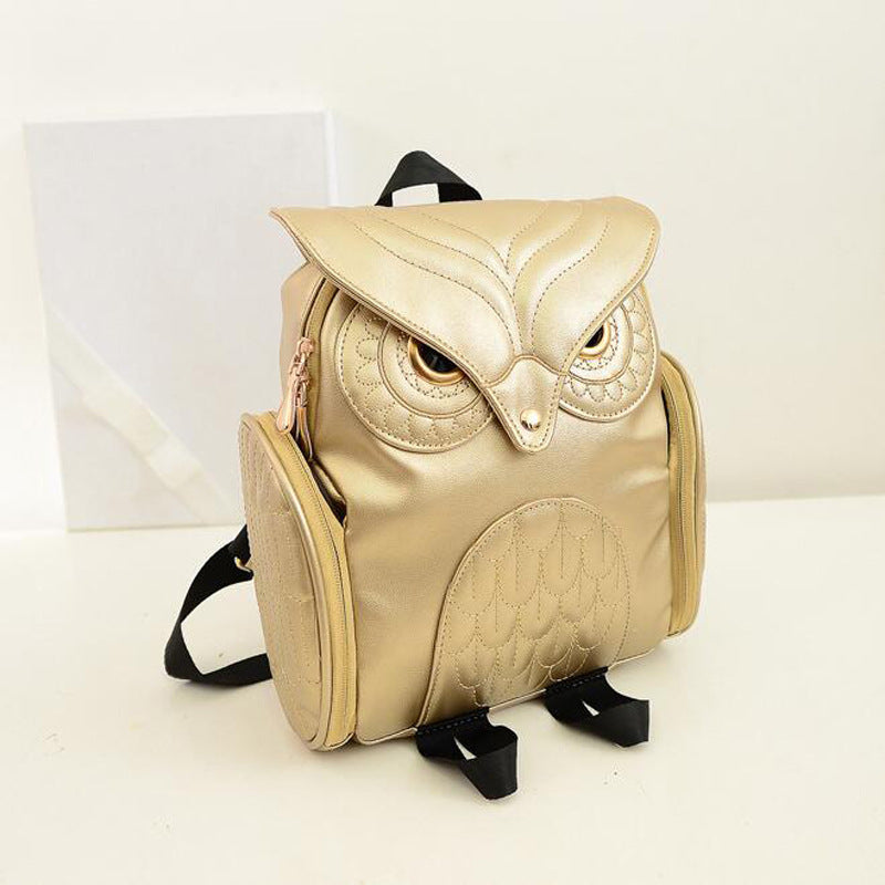 Japanese and Korean trends, women's Owl backpack, leisure travel bag, fashion personality cartoon Backpack ARZ