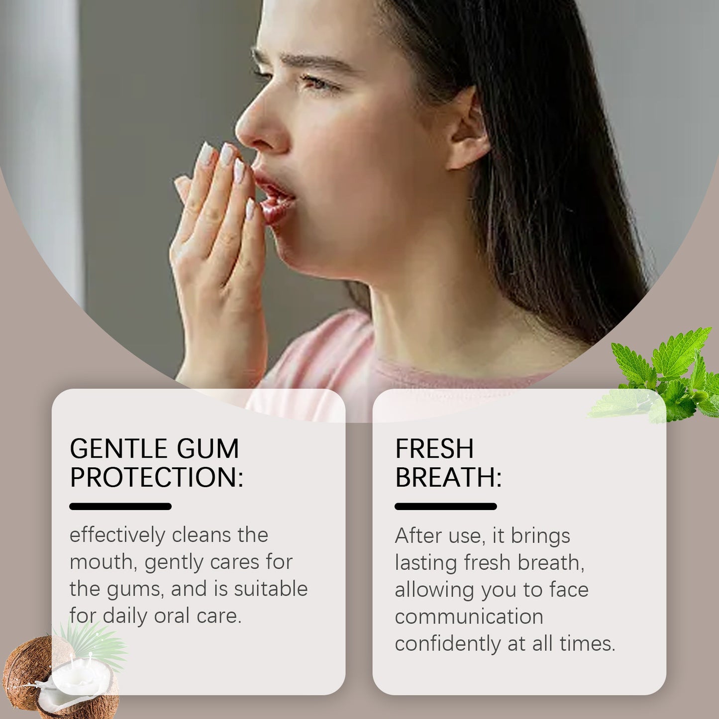 Herbal Care Cleaning Teeth Oral Care Mouthwash ARZ