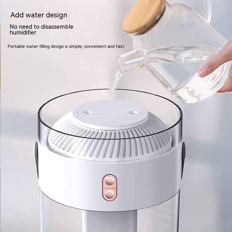 Large Capacity Double Spray Humidifier 26L Ambience Light Commercial Portable Water Replacement ARZ