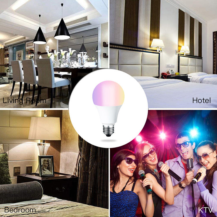 LED Smart Wifi Bulb Supports Alexa And Googleled Voice Control Colorful Lights ARZ