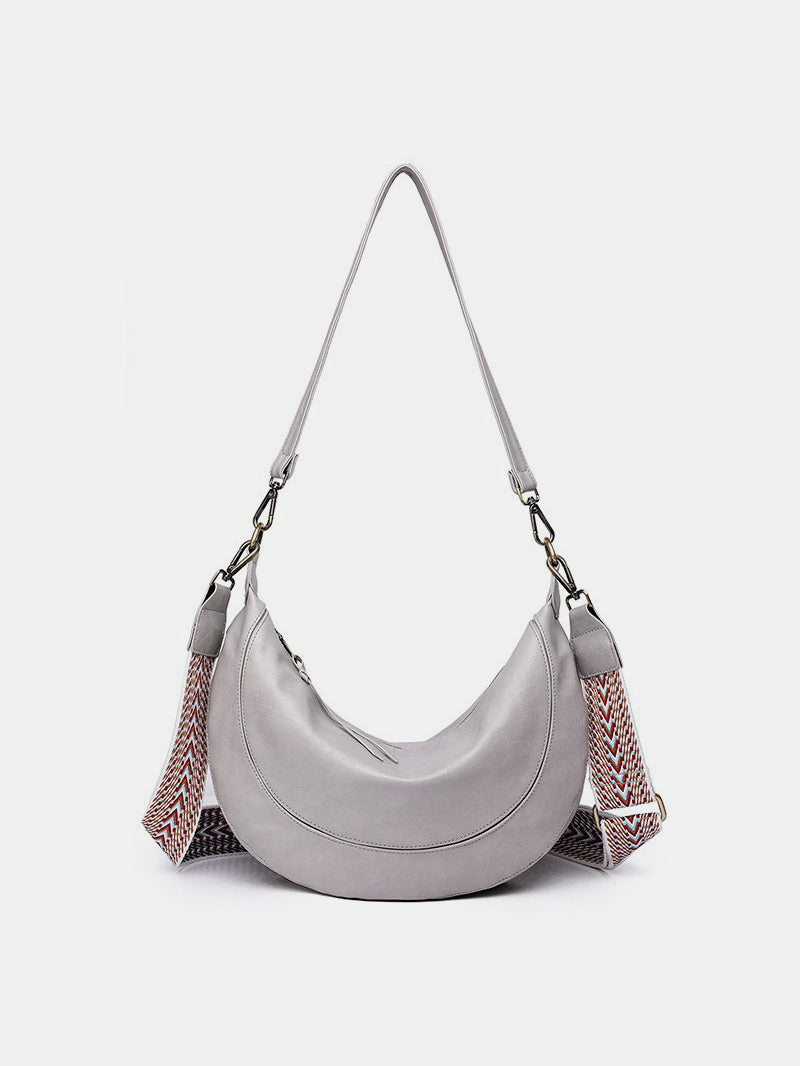 PU Leather Removable Strap Crossbody Bag Trendsi