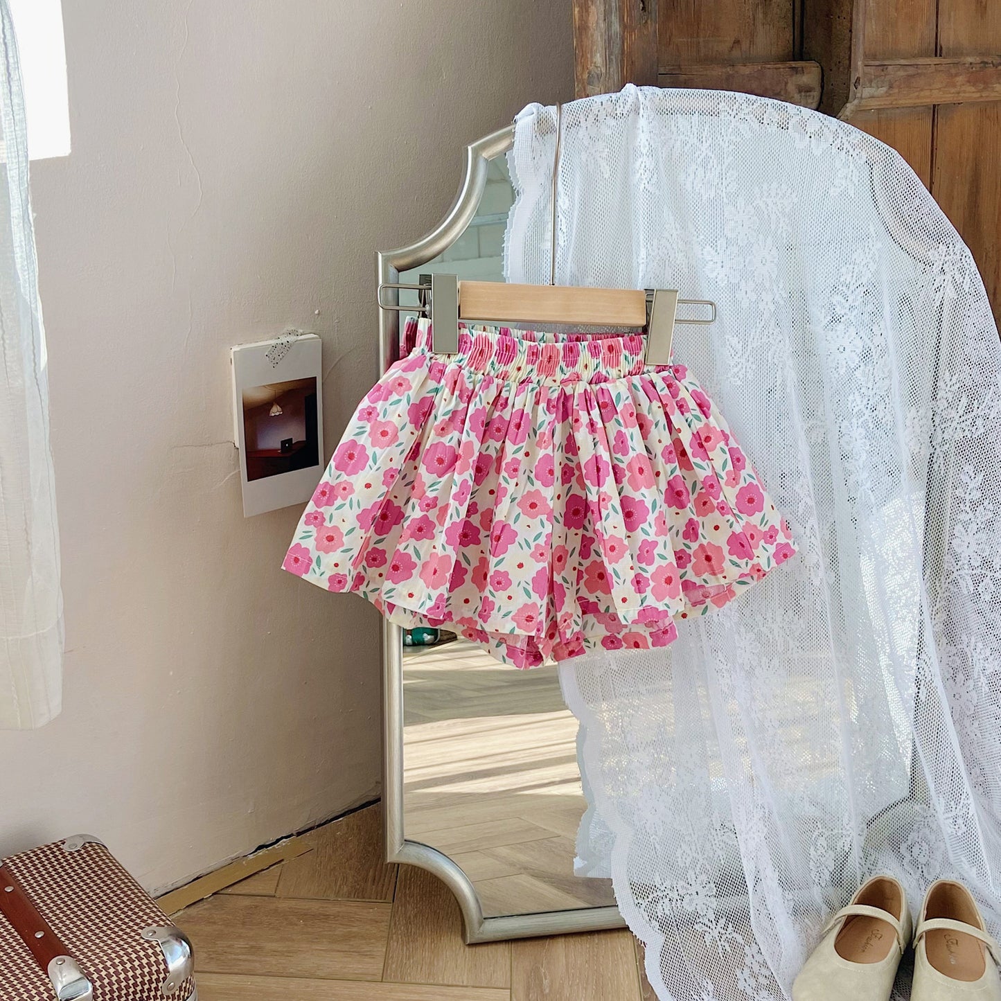 Children's Floral Shorts Bud Skirt Pants Fashionable ARZ