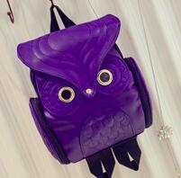 Japanese and Korean trends, women's Owl backpack, leisure travel bag, fashion personality cartoon Backpack ARZ