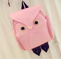 Japanese and Korean trends, women's Owl backpack, leisure travel bag, fashion personality cartoon Backpack ARZ