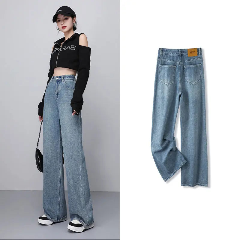 Fashion Personality Wide-leg Jeans Women ARZ