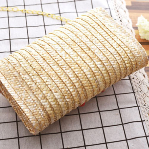 Hand-embroidered Straw Woven Straw Fruit Bag ARZ