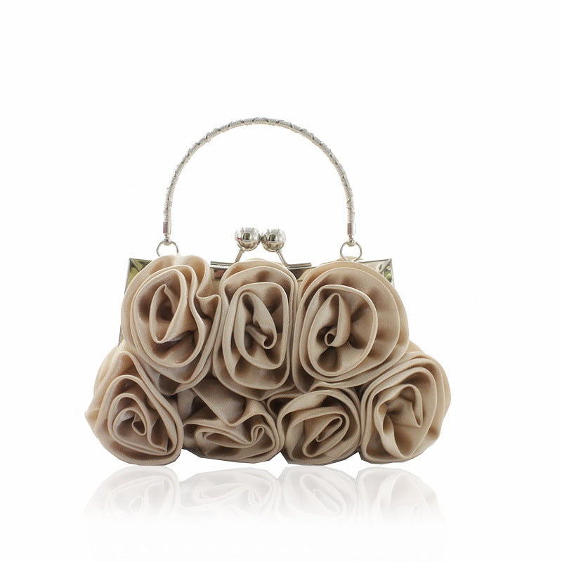 Hand held rose bag dinner bag bridal bag ARZ