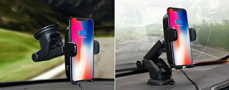 Fast Wireless Car Charger with Automatic Infrared Sensor Car Mount ARZ