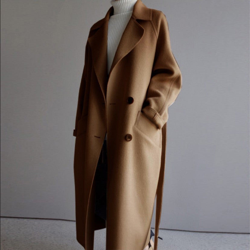 Womens Lapel Cashmere coat ARZ