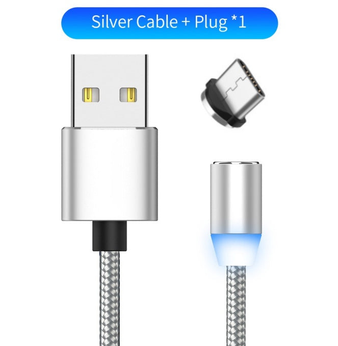 Compatible with Apple , YBD 1m magnetic LED charging cable ARZ