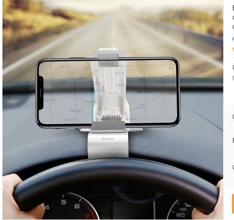 Buckle Style 360 Degree Car Phone Clip ARZ