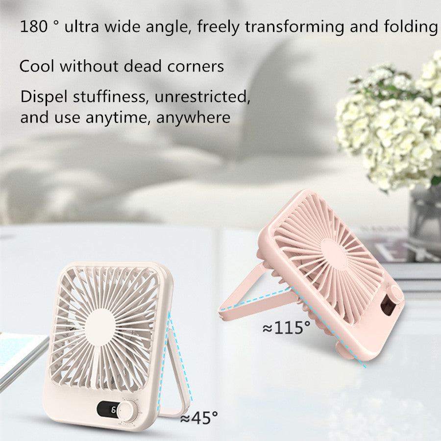 Portable Mini Hand Clip Fan USB Charging Quiet Desktop Electric Fan High Quality Student Dormitory Small Cooling Ventilador Fans ARZ