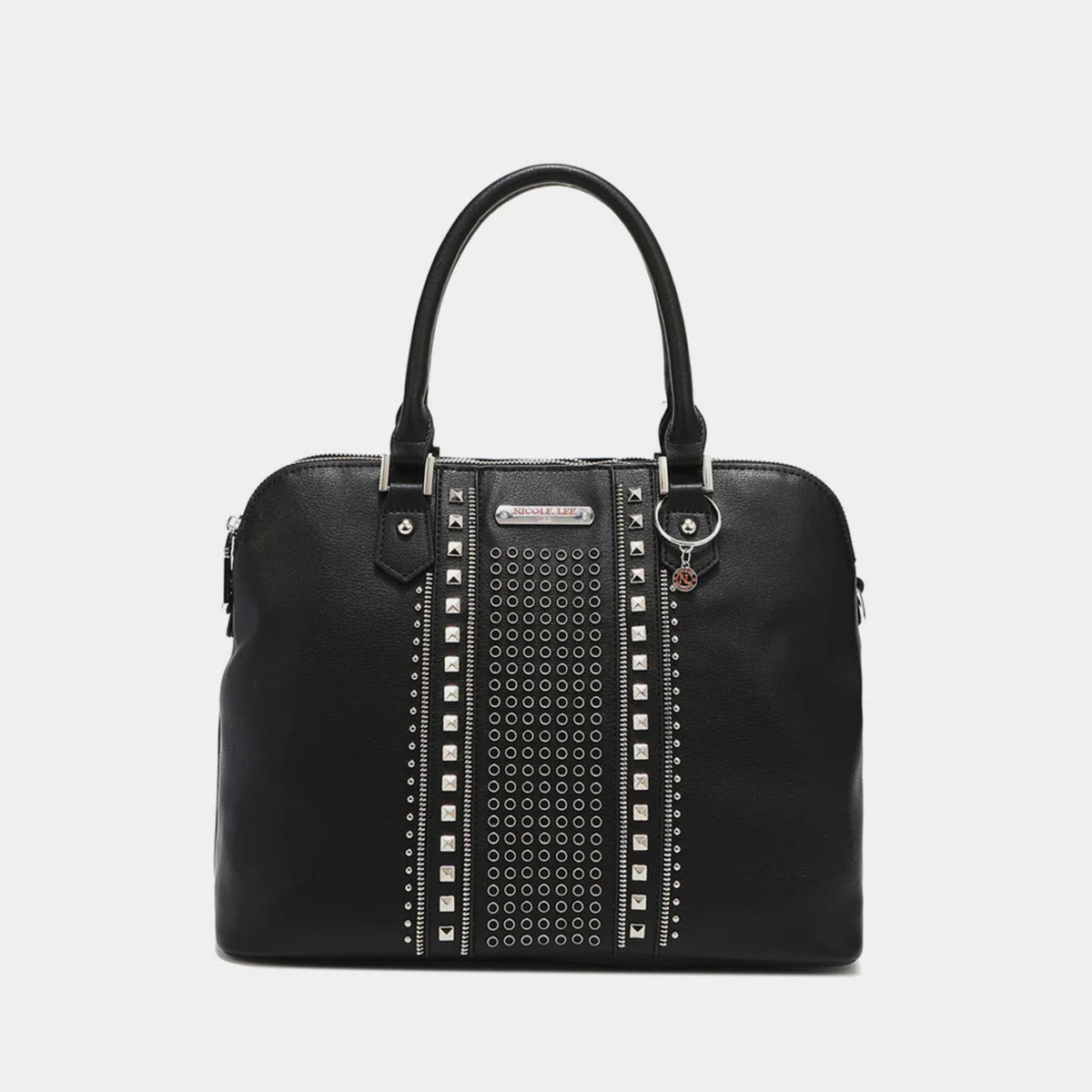 Nicole Lee USA Studded Decor Handbag Trendsi