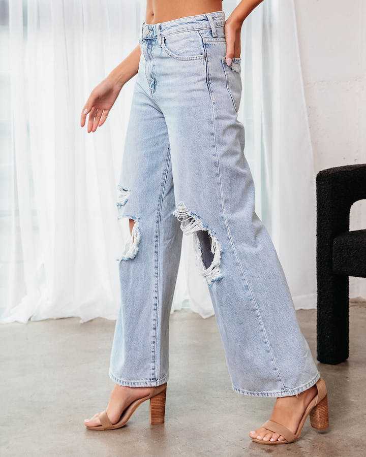 Ripped Slimming Jeans For Women ARZ