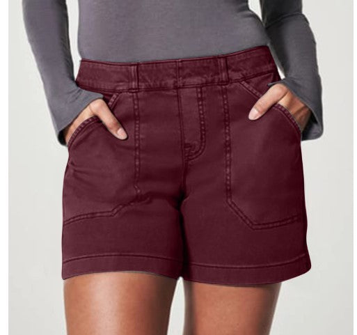 Women's Casual Cotton And Linen A-line Loose Shorts ARZ