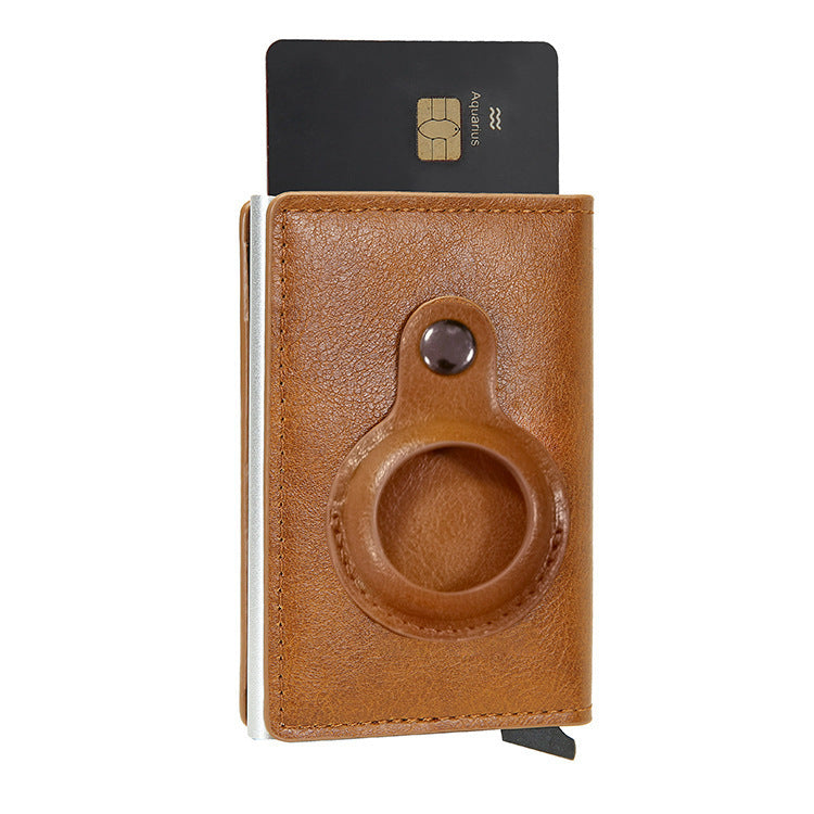 Multifunctional Card Holder Airtag Men's Short Card Holder Wallet Air Tag ARZ