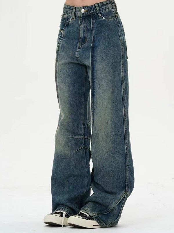 Washed Worn Jeans Women's High Waist Special-interest Design ARZ