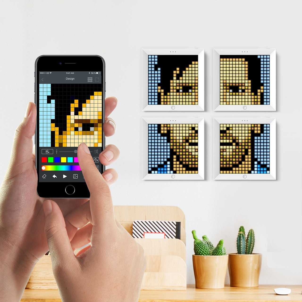 Pixel light board digital photo frame ARZ