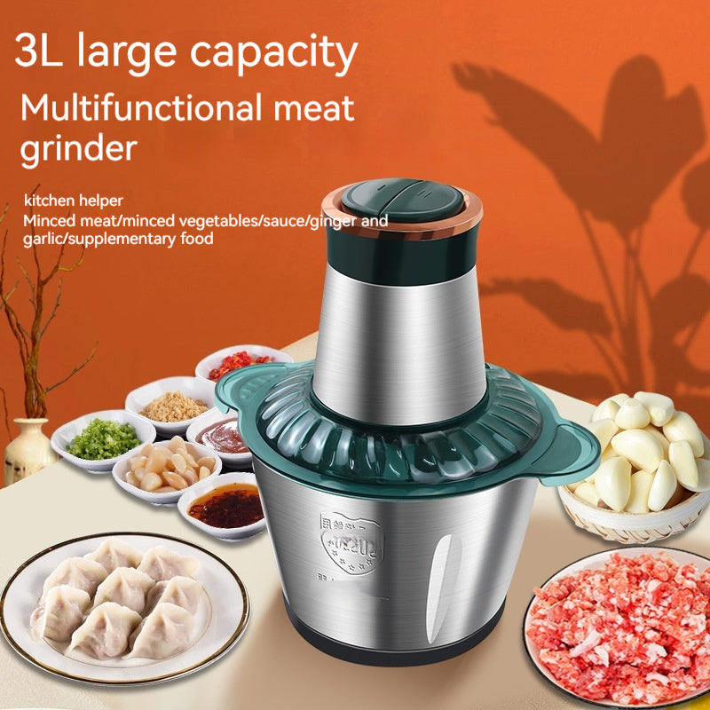 Multi-functional Household Meat Grinder Large Capacity Stainless Steel Electric ARZ