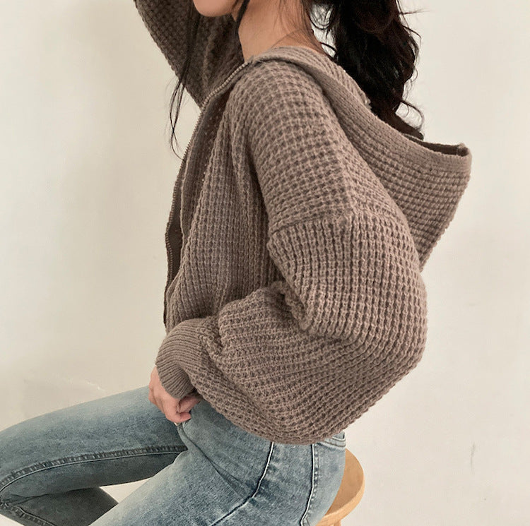 Women's Fashion Loose And Lazy Style Knitted Jacket ARZ