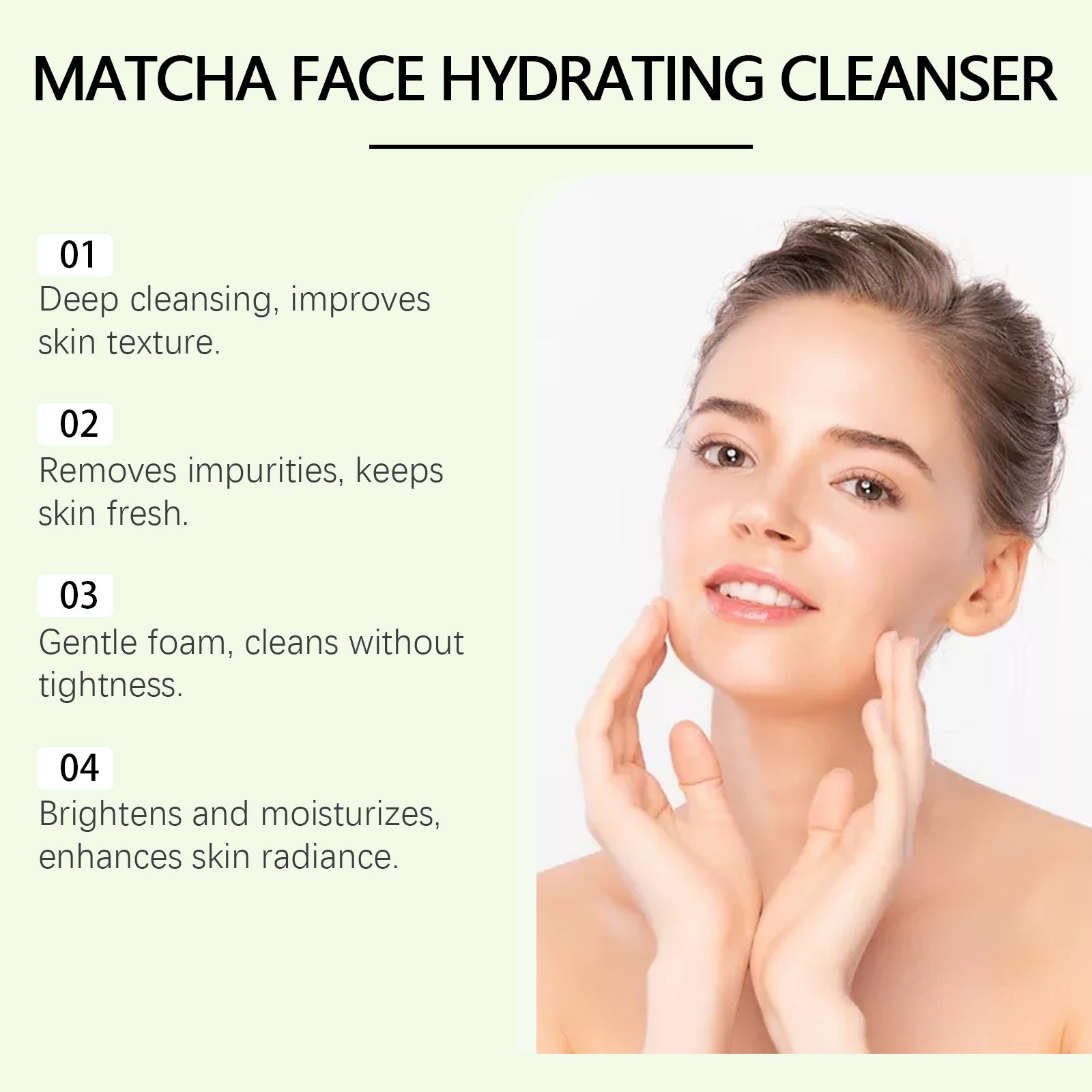 Gentle Cleansing Pores Refreshing Oil Control Moisturizer Daily Skin Care Facial Cleanser ARZ