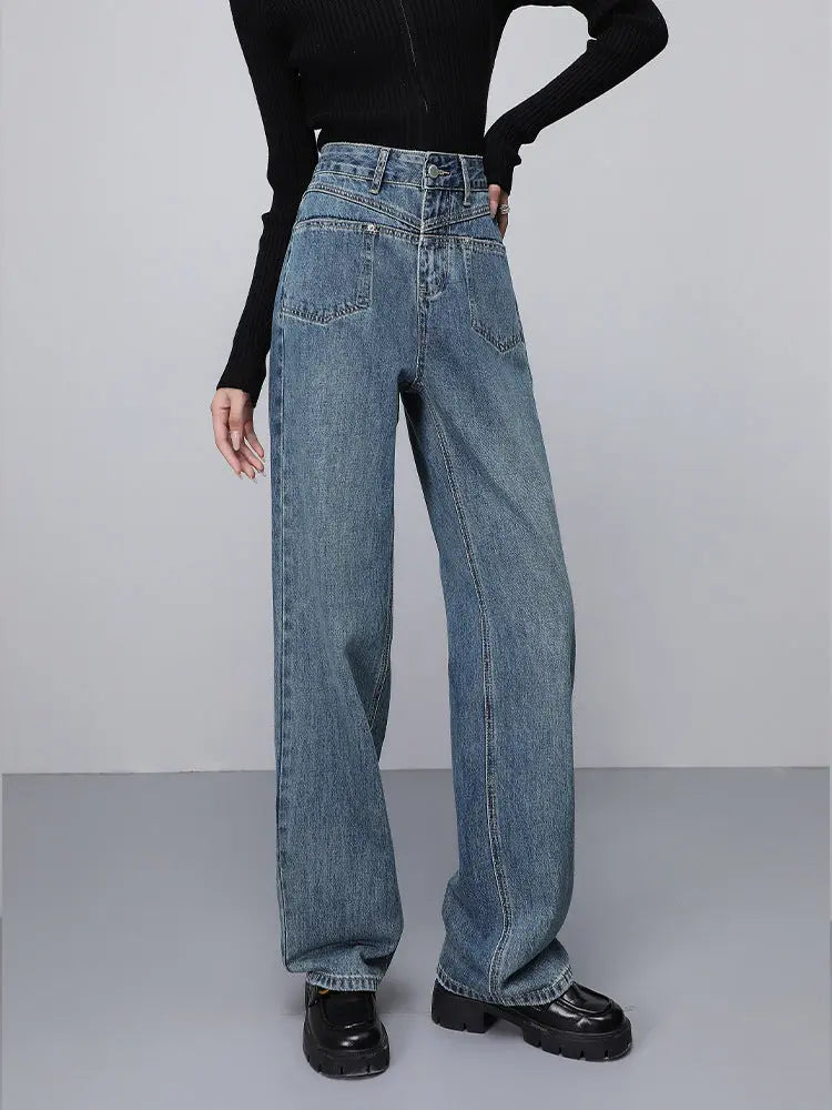 Fashionable Narrow Wide-leg Jeans For Women ARZ