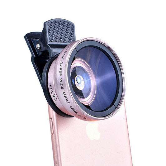 Mobile phone lens 0.45Xwide angle 12.5 times the macro external lens photography camera universal HD Combo ARZ