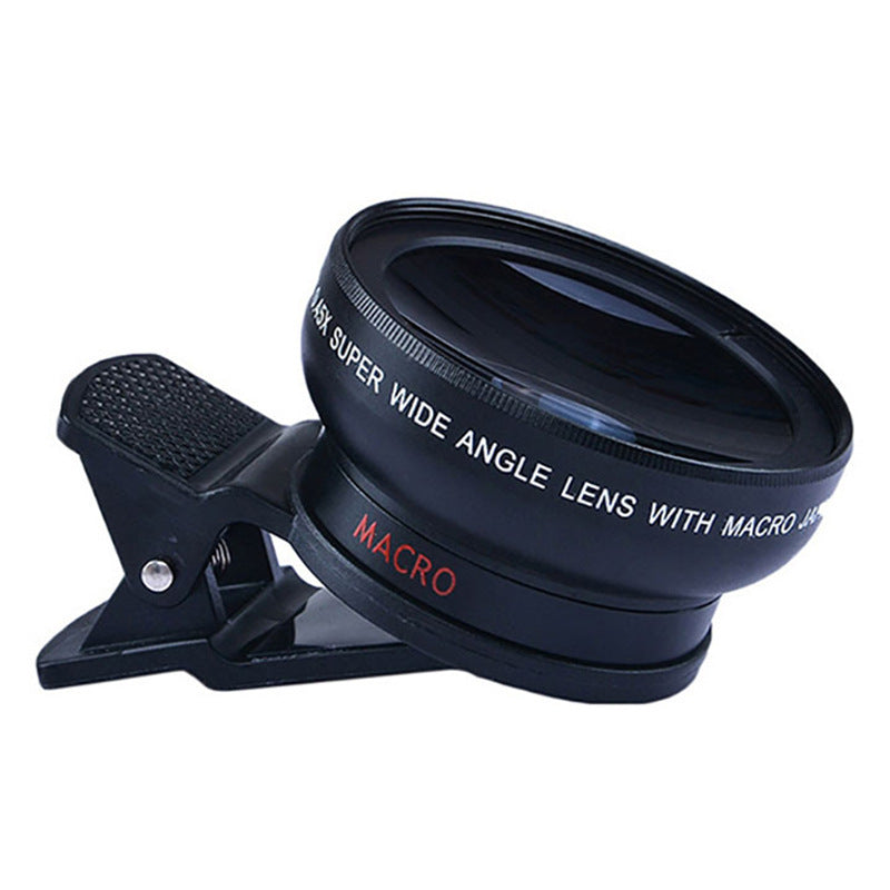 Mobile phone lens 0.45Xwide angle 12.5 times the macro external lens photography camera universal HD Combo ARZ