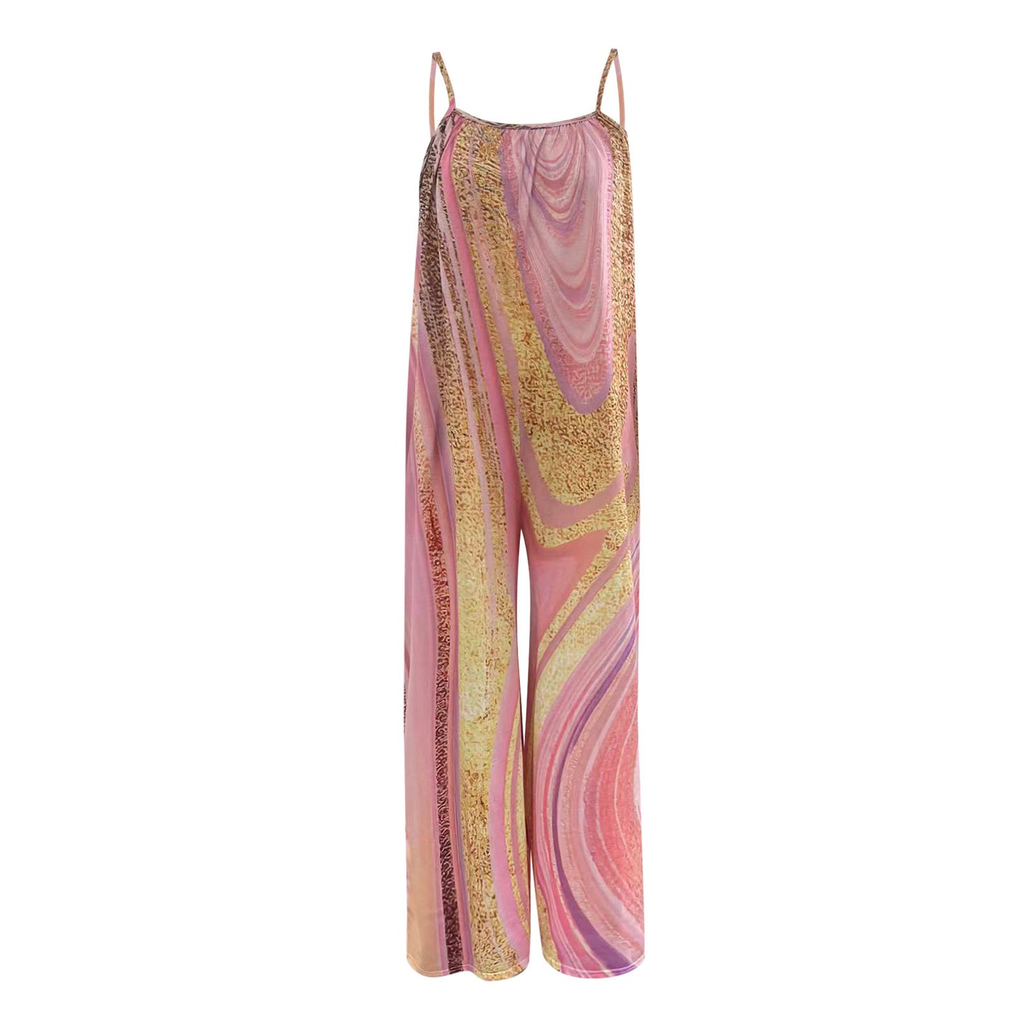 Women's Fashion Camisole Tie Dye Jumpsuit ARZ