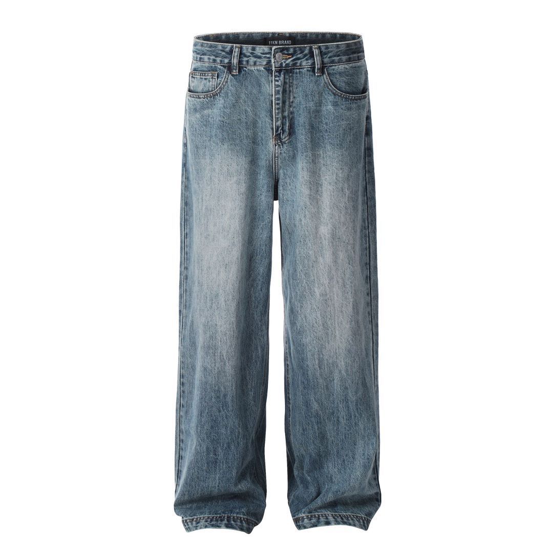 American Jeans Loose Wide Washed Blue ARZ