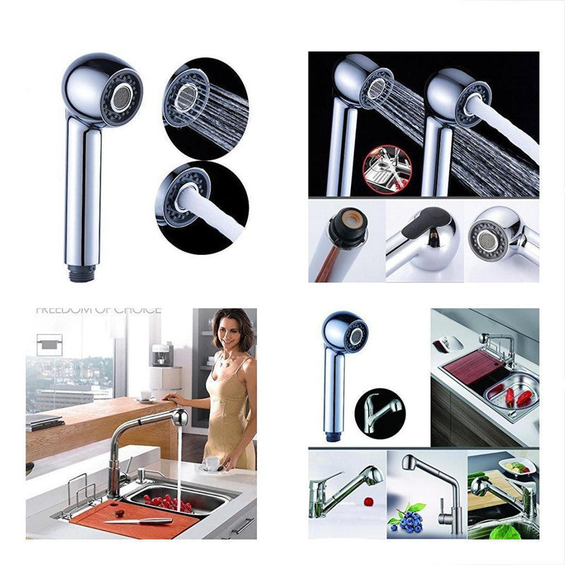 Chrome Kitchen Tap Spare Faucet Pull Out Spray Shower Head ARZ