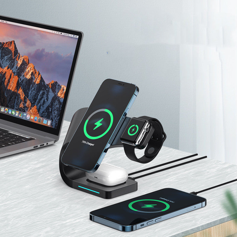 Multi-function Charging Stand Magnetic Wireless Charging 15W Fast Charging ARZ