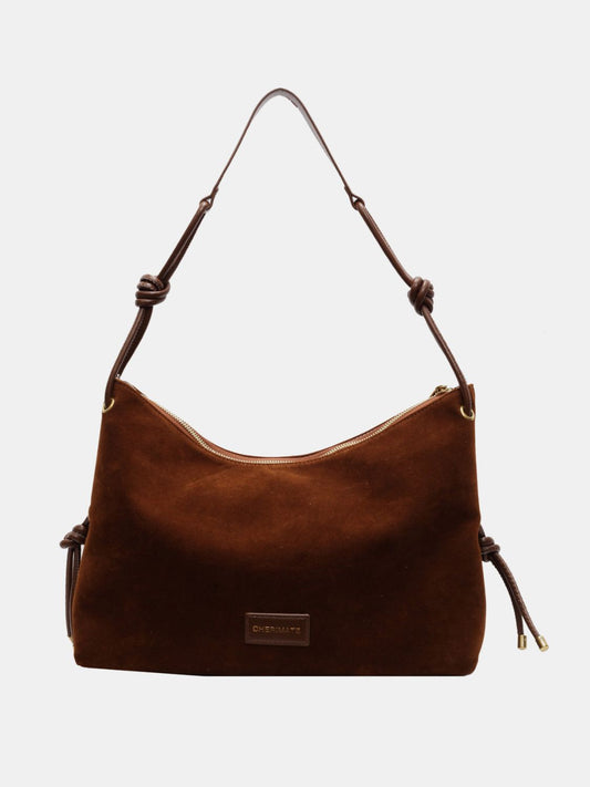 Suede Large Shoulder Bag Trendsi