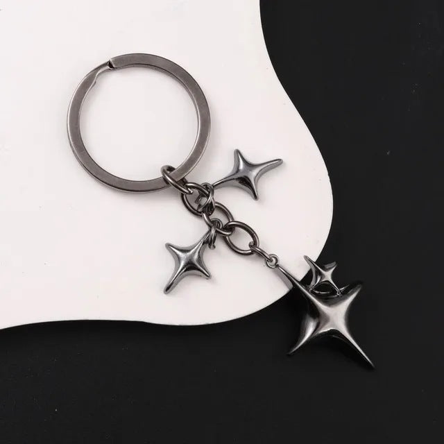 Creative Fashion Star And Moon Alloy Key ARZ