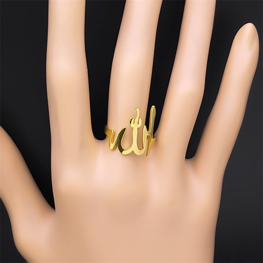 New Arabic Stainless Steel Ring Fashion Neutral ARZ