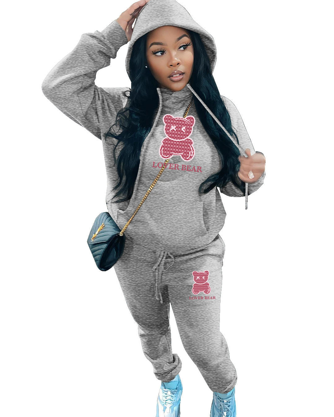 Cross-border New Arrival Women's Suit Hooded Sweatshirt And Sweatpants ARZ