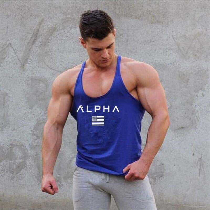 I-shaped Workout Clothes Muscle Training Sleeveless T-shirt ARZ