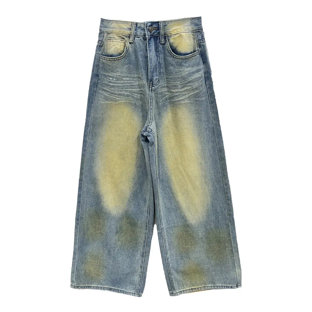 Retro Mud Dyed Lyocell Jeans Scratch Pattern ARZ