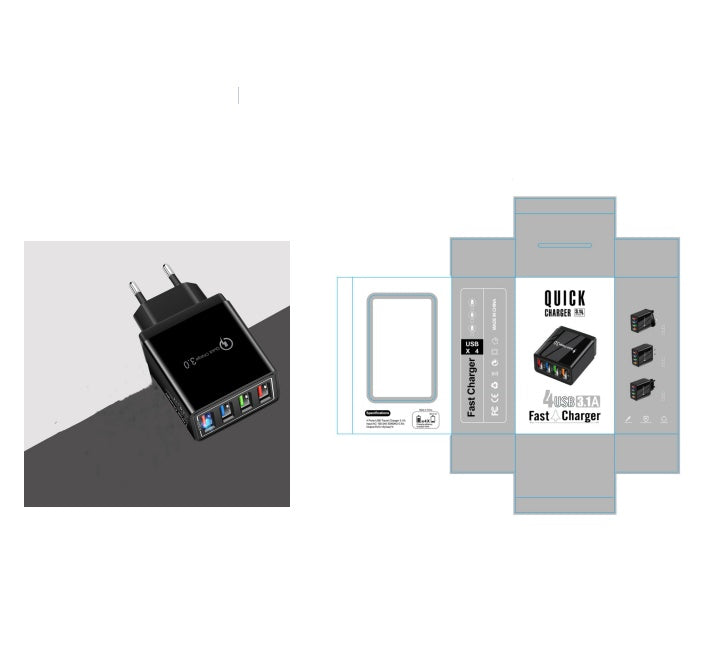 USB Charger Quick Charge 3.0 4 Phone Adapter For Tablet Portable Wall Mobile Charger Fast Charger ARZ