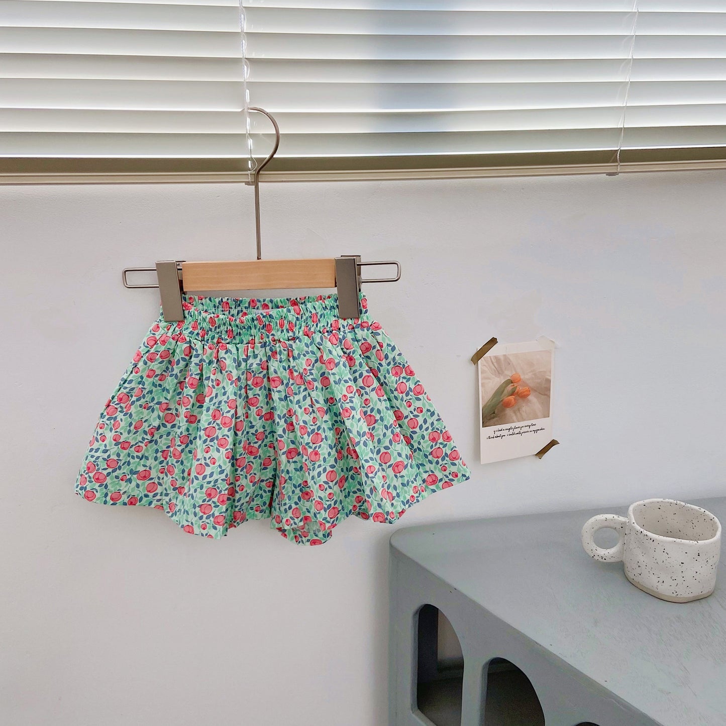 Children's Floral Shorts Bud Skirt Pants Fashionable ARZ