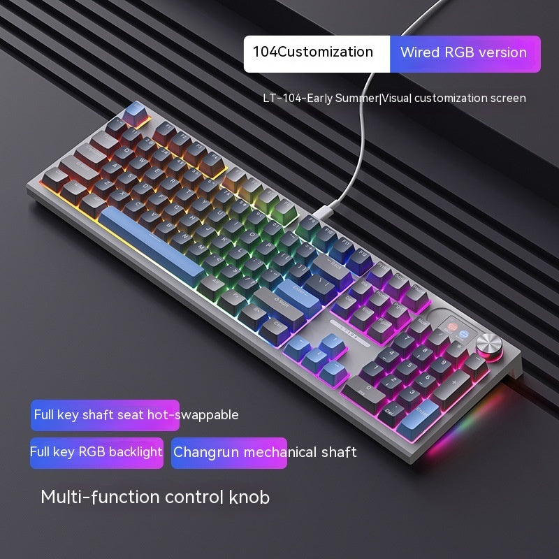 Bluetooth Wireless Three-mode Mechanical Keyboard ARZ