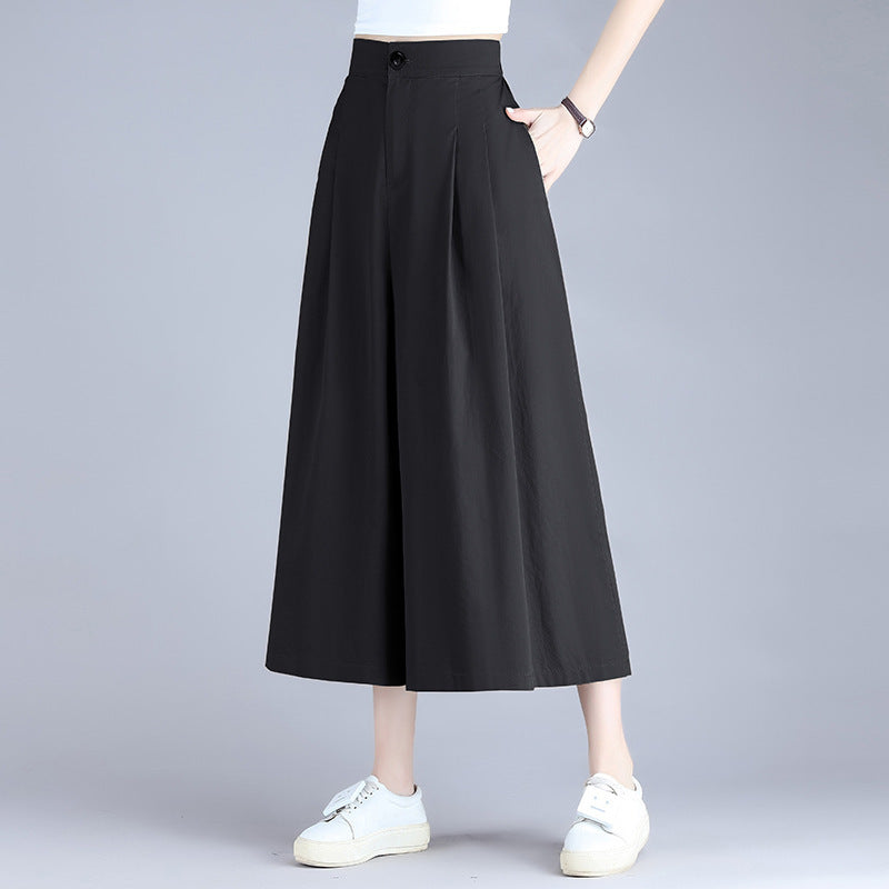 Simple Loose High Waist Straight Casual Pants ARZ