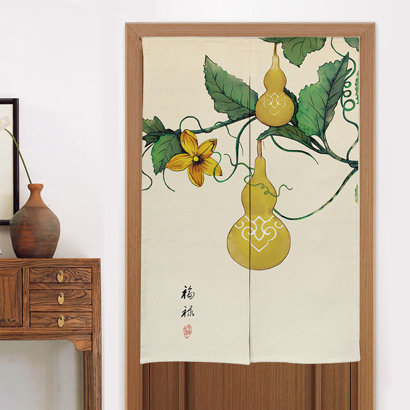 Home Kitchen Bedroom Partition Chinese Style Cloth Curtain ARZ