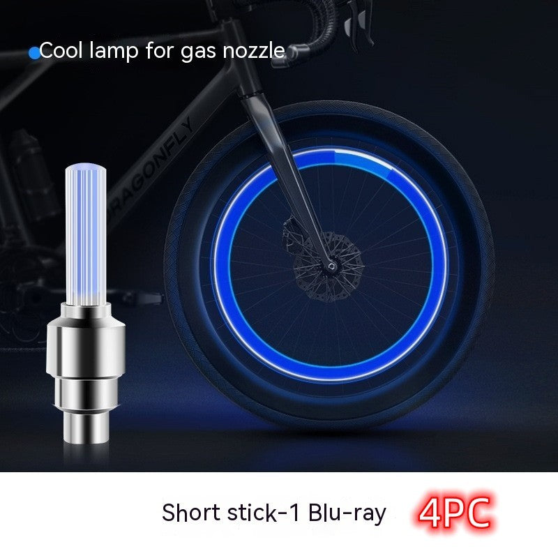 Neon Lights Tyre Wheel Valve Cap Light LED Car Tire Valve Caps Air Cover Tire Rim Valve Wheel Stem Cap Bike Light ARZ