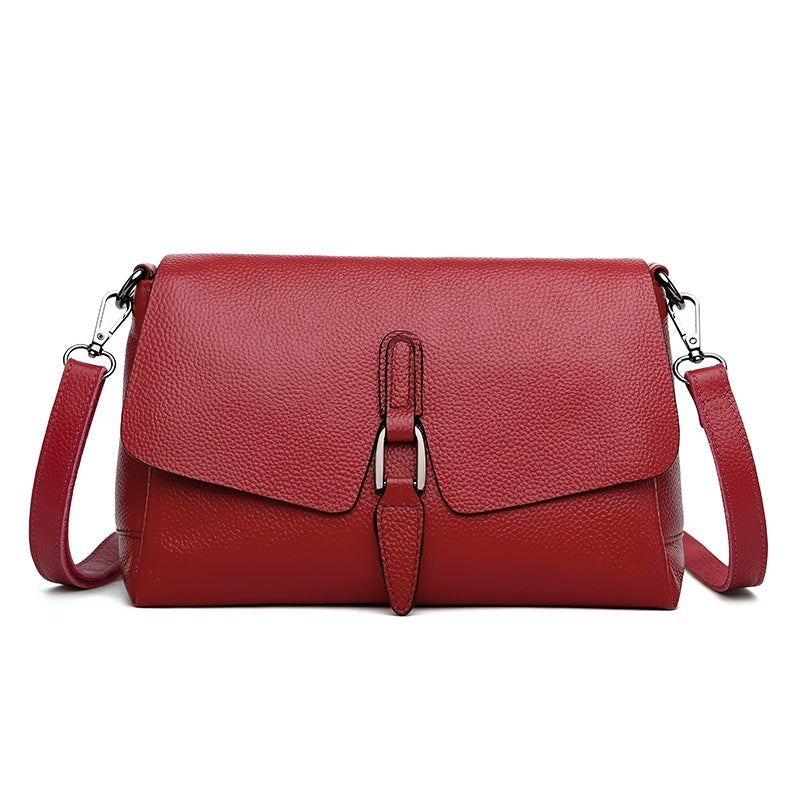 Shoulder leather bag soft leather lady messenger bag ARZ