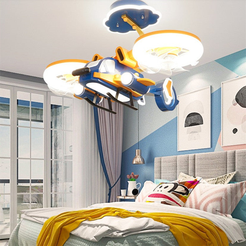 Smart Fighter Boy Large Room Bedroom With Fan Light ARZ