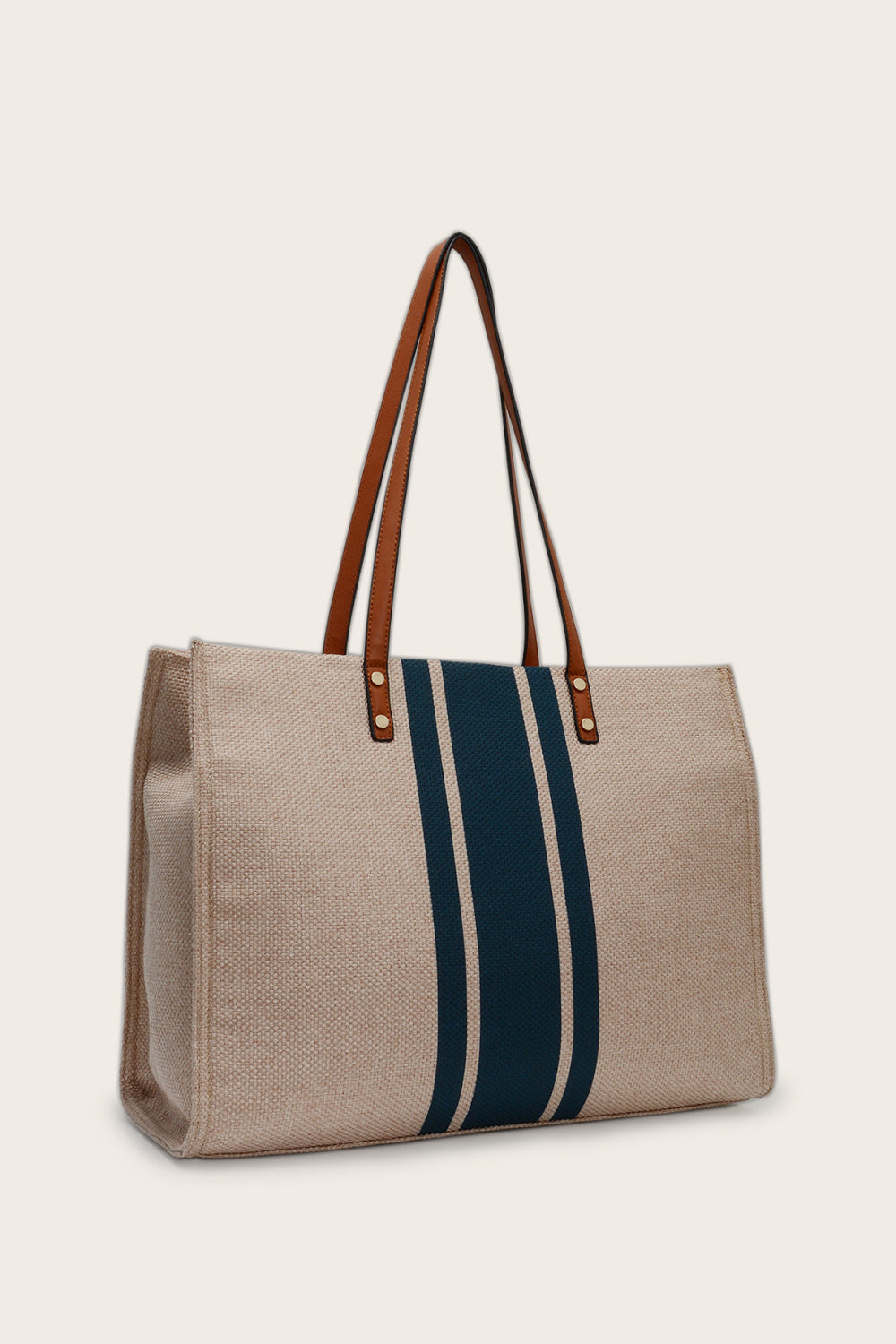 Striped Tote Bag Trendsi