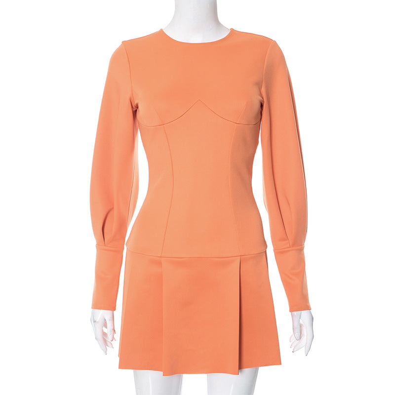 Temperament Commute Casual Long Sleeve Dress ARZ