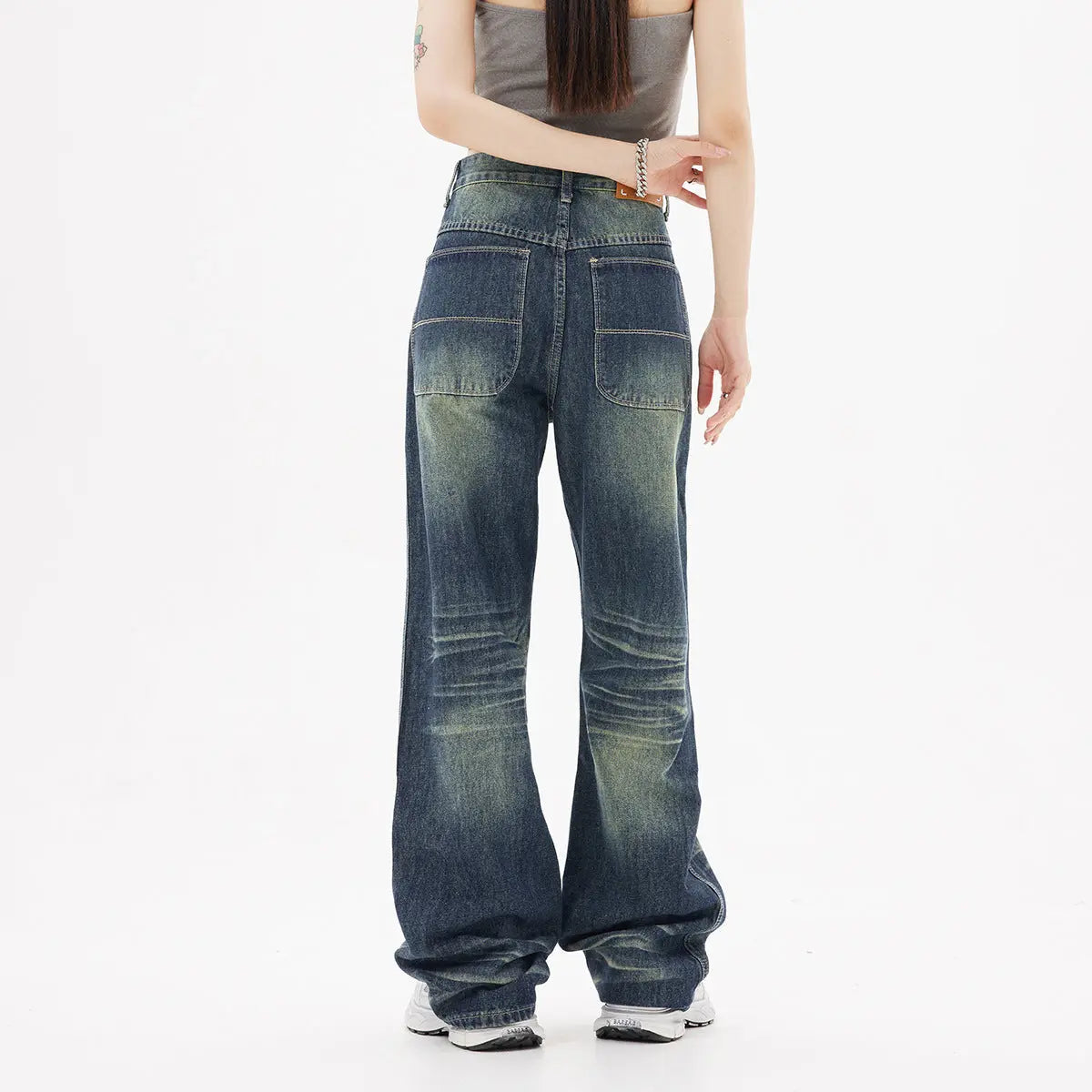 Distressed Fashion Brand Jeans High Street American Jeans ARZ