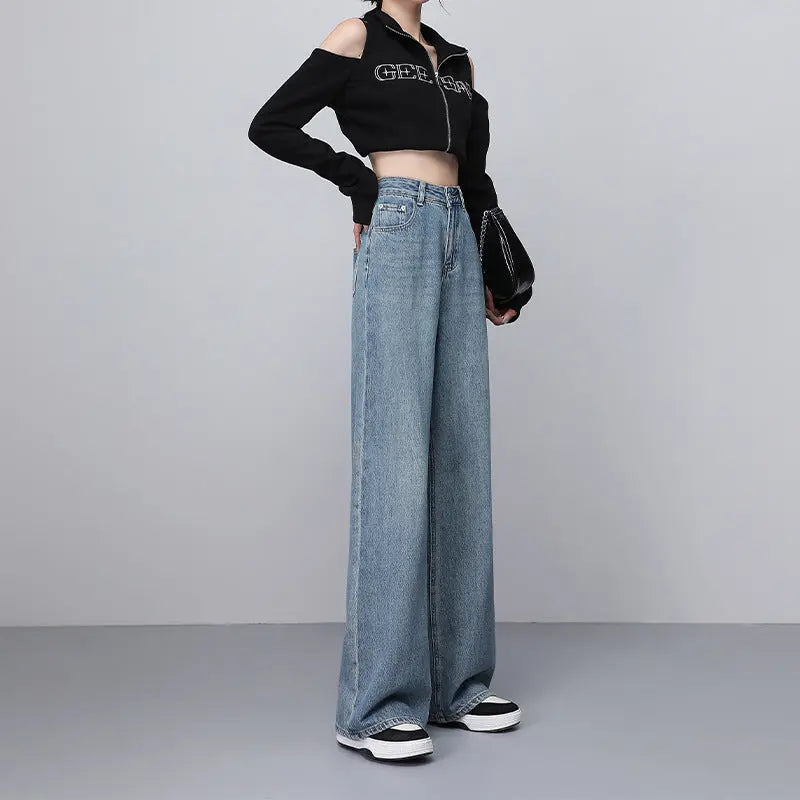 Fashion Personality Wide-leg Jeans Women ARZ